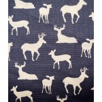 
Choose Your Fabric:: Prussian Blue Deer