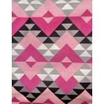 
Choose Your Fabric:: Pink Black Geo